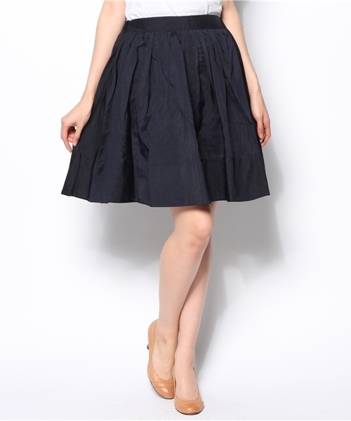 Chico（チコ）の「ストライプタフタSK（スカート・レディース・ホワイト系その他/ブルー系その他/ネイビー/グリーン・FREE）」の2枚目の写真