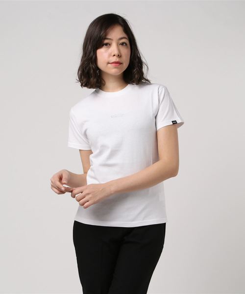 VANS(バンズ)の「半袖Tシャツ VANS VA19SS-GT06(Tシャツ/カットソー・レディース・ホワイト/ブラック/ライトパープル・S/M)」の2枚目の写真