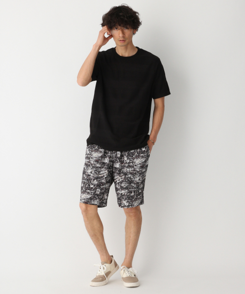 GLOBAL WORK（グローバルワーク）の「シックカラージャガードＴ/837175（Tシャツ/カットソー・メンズ・フューシャピンク/ブルー/ブラック/ホワイト・SMALL/X-LARGE/MEDIUM/LARGE）」の14枚目の写真