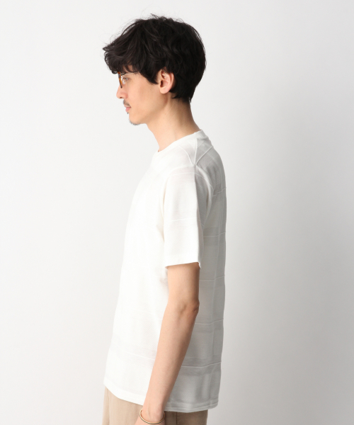 GLOBAL WORK（グローバルワーク）の「シックカラージャガードＴ/837175（Tシャツ/カットソー・メンズ・フューシャピンク/ブルー/ブラック/ホワイト・SMALL/X-LARGE/MEDIUM/LARGE）」の17枚目の写真