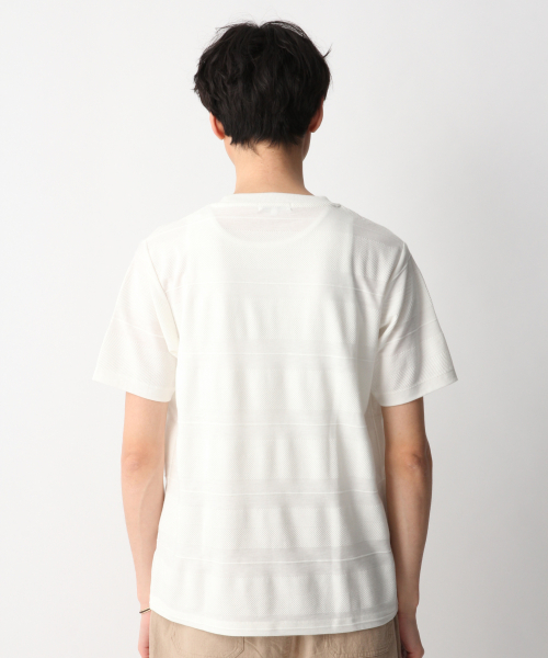 GLOBAL WORK（グローバルワーク）の「シックカラージャガードＴ/837175（Tシャツ/カットソー・メンズ・フューシャピンク/ブルー/ブラック/ホワイト・SMALL/X-LARGE/MEDIUM/LARGE）」の7枚目の写真