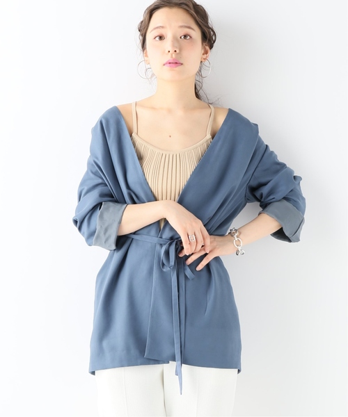 CITYSHOP(シティーショップ)の「スエードガウンジャケット◆(その他アウター・レディース・ベージュ/ブルー・FREE)」の20枚目の写真