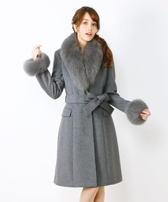 セール】【再入荷なし！！】SUPER140ビッグカラーコート｜ウール