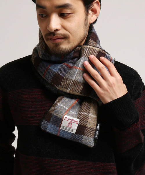 HARRIS TWEED�i�n���X�c�C�[�h�j�́uHarris Tweed �n���X �c�B�[�h���n�g�p �������� �}�t���[�i�X�g�[��/�X�k�[�h�j�v�b�x�[�W��