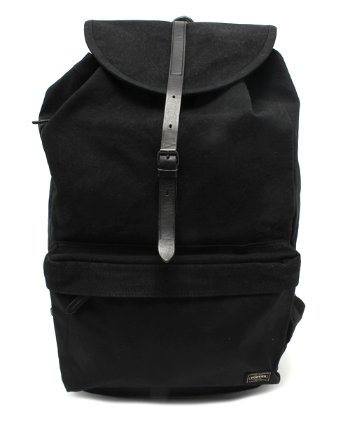 PORTER（ポーター）の「PORTER BRIDGE  RUCK SACK LARGE <B印 YOSHIDA SELECT>（バックパック/リュック・メンズ・ブラック/ベージュ/ブルー・ONE SIZE）」の2枚目の写真