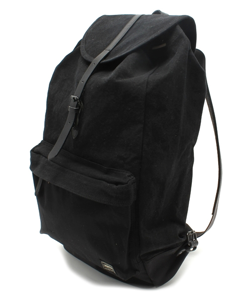 PORTER（ポーター）の「PORTER BRIDGE  RUCK SACK LARGE <B印 YOSHIDA SELECT>（バックパック/リュック・メンズ・ブラック/ベージュ/ブルー・ONE SIZE）」の14枚目の写真