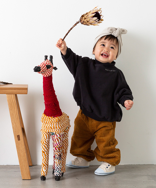 MAKE YOUR DAY（メイクユアデイ）の「ストレッチ親子コールバルーンパンツ■80～140cm（その他パンツ・キッズ・カーキ/ピンク/アイボリー/キャメル・90/100/110/120/80/130/140）」の5枚目の写真