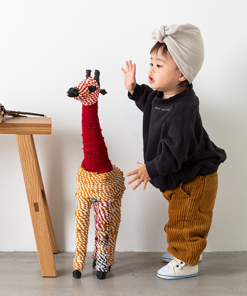 MAKE YOUR DAY（メイクユアデイ）の「ストレッチ親子コールバルーンパンツ■80～140cm（その他パンツ・キッズ・カーキ/ピンク/アイボリー/キャメル・90/100/110/120/80/130/140）」の6枚目の写真