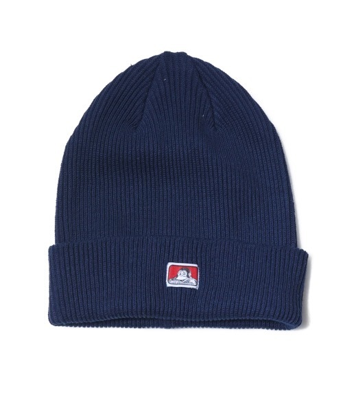 BEN DAVIS(ベンデイビス)の「BEN DAVIS MINI LOGO KNIT CAP(ニットキャップ/ビーニー)」|ネイビー