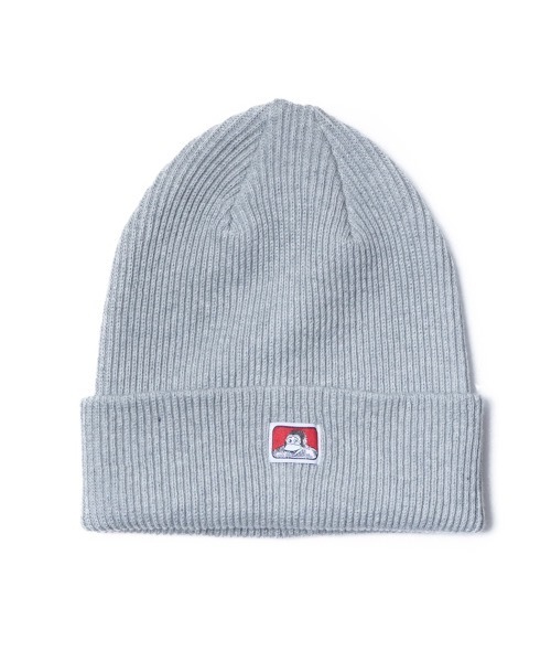 BEN DAVIS（ベンデイビス）の「BEN DAVIS MINI LOGO KNIT CAP（ニットキャップ/ビーニー・メンズ・ホワイト/ブラック/ダークグリーン/ベージュ/ネイビー/ヘザーグレー/マスタード/ワインレッド/スミクロ/オリーブ/パープル/ブルー/キャメル・FREE）」の4枚目の写真