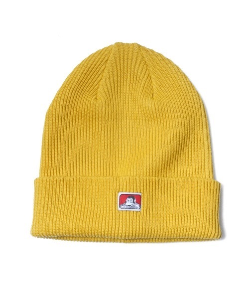 BEN DAVIS（ベンデイビス）の「BEN DAVIS MINI LOGO KNIT CAP（ニットキャップ/ビーニー・メンズ・ホワイト/ブラック/ダークグリーン/ベージュ/ネイビー/ヘザーグレー/マスタード/ワインレッド/スミクロ/オリーブ/パープル/ブルー/キャメル・FREE）」の11枚目の写真