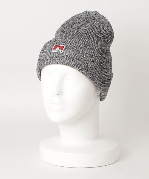 BEN DAVIS（ベンデイビス）の「BEN DAVIS MINI LOGO KNIT CAP（ニットキャップ/ビーニー・メンズ・ホワイト/ブラック/ダークグリーン/ベージュ/ネイビー/ヘザーグレー/マスタード/ワインレッド/スミクロ/オリーブ/パープル/ブルー/キャメル・FREE）」の20枚目の写真