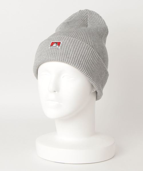BEN DAVIS（ベンデイビス）の「BEN DAVIS MINI LOGO KNIT CAP（ニットキャップ/ビーニー・メンズ・ホワイト/ブラック/ダークグリーン/ベージュ/ネイビー/ヘザーグレー/マスタード/ワインレッド/スミクロ/オリーブ/パープル/ブルー/キャメル・FREE）」の17枚目の写真
