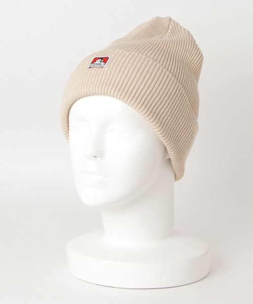 BEN DAVIS（ベンデイビス）の「BEN DAVIS MINI LOGO KNIT CAP（ニットキャップ/ビーニー・メンズ・ホワイト/ブラック/ダークグリーン/ベージュ/ネイビー/ヘザーグレー/マスタード/ワインレッド/スミクロ/オリーブ/パープル/ブルー/キャメル・FREE）」の15枚目の写真