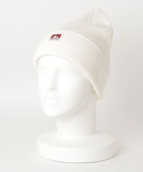 BEN DAVIS（ベンデイビス）の「BEN DAVIS MINI LOGO KNIT CAP（ニットキャップ/ビーニー・メンズ・ホワイト/ブラック/ダークグリーン/ベージュ/ネイビー/ヘザーグレー/マスタード/ワインレッド/スミクロ/オリーブ/パープル/ブルー/キャメル・FREE）」の22枚目の写真