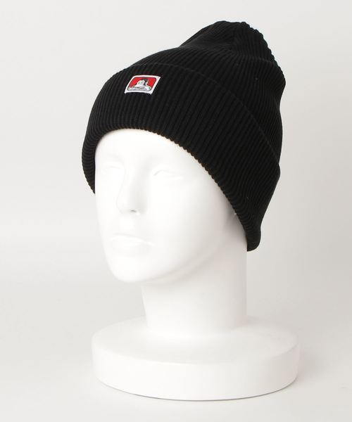 BEN DAVIS（ベンデイビス）の「BEN DAVIS MINI LOGO KNIT CAP（ニットキャップ/ビーニー・メンズ・ホワイト/ブラック/ダークグリーン/ベージュ/ネイビー/ヘザーグレー/マスタード/ワインレッド/スミクロ/オリーブ/パープル/ブルー/キャメル・FREE）」の21枚目の写真