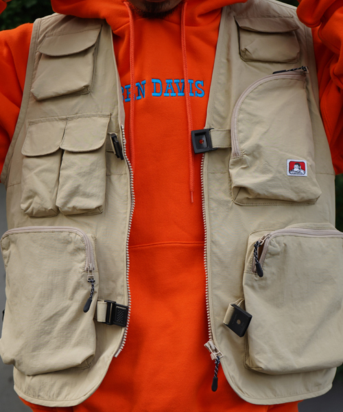 BEN DAVIS（ベンデイビス）の「BEN DAVIS FISHING　VEST（ベスト・レディース・ブラック/ベージュ・MEDIUM/LARGE）」の10枚目の写真