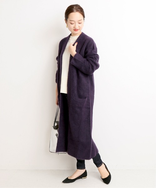 セール】【ATON/エイトン】ファーカシミヤニットプルオーバー