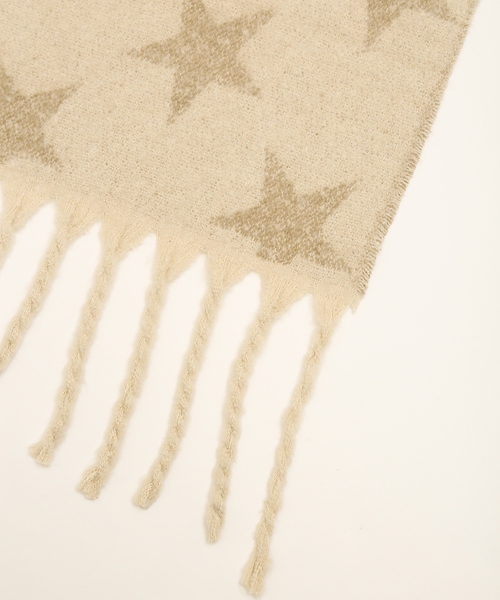 MARLENE JOBERT（マルレーヌ　ジョベル）の「ボリューム星柄ストール（ストール/ショール・レディース・ベージュ/グレー/ピンク・FREE）」の10枚目の写真