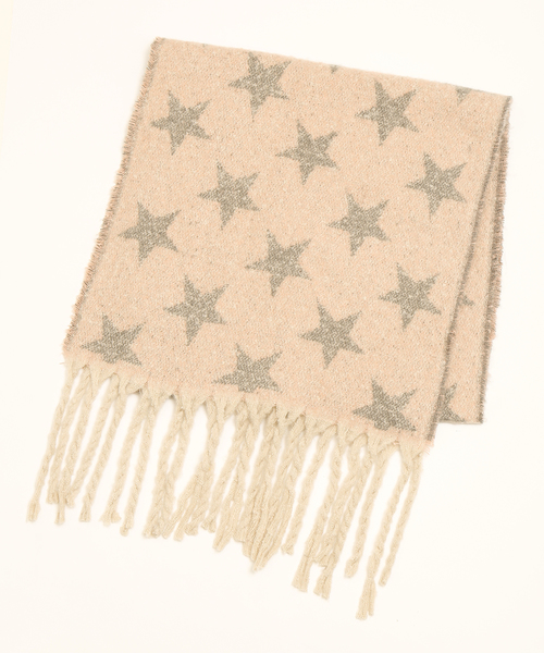 MARLENE JOBERT（マルレーヌ　ジョベル）の「ボリューム星柄ストール（ストール/ショール・レディース・ベージュ/グレー/ピンク・FREE）」の13枚目の写真