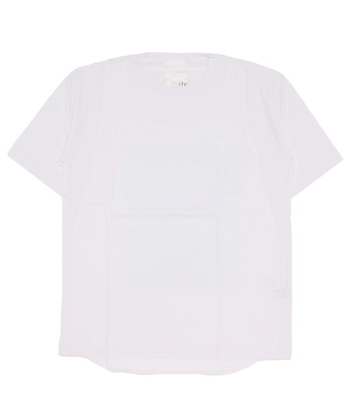 Bling Leads(ブリングリーズ)の「/Bl/:ポケット付きTシャツ タンクトップアンサンブル(Tシャツ/カットソー・レディース・ブラック/キャメル/ホワイト/ブラウン・MEDIUM/LARGE)」の1枚目の写真