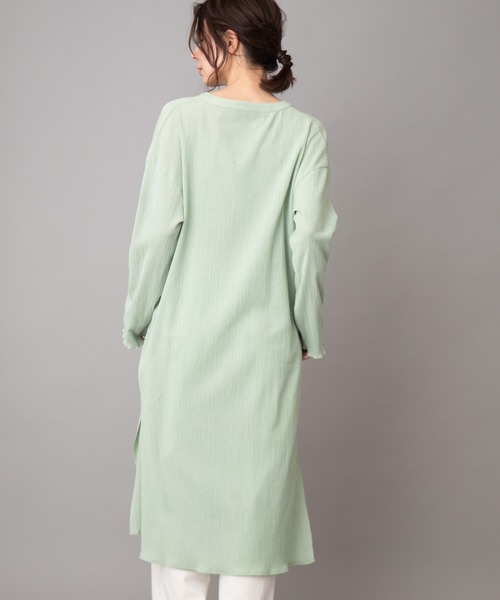 Munich（ミューニック）の「ツイストプリーツワンピース(セットアップ可)（ワンピース・レディース・アイボリー/ブラック/ライトベージュ/ライトグリーン・FREE）」の14枚目の写真