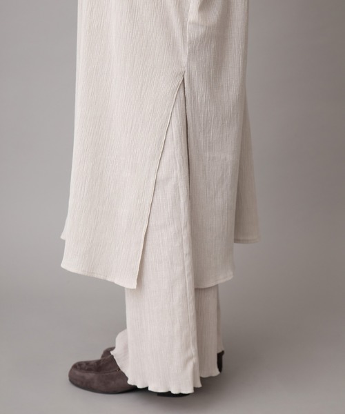 Munich（ミューニック）の「ツイストプリーツワンピース(セットアップ可)（ワンピース・レディース・アイボリー/ブラック/ライトベージュ/ライトグリーン・FREE）」の21枚目の写真