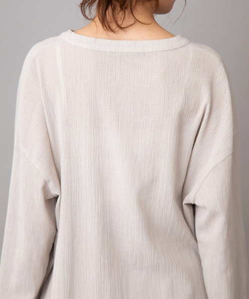 Munich（ミューニック）の「ツイストプリーツワンピース(セットアップ可)（ワンピース・レディース・アイボリー/ブラック/ライトベージュ/ライトグリーン・FREE）」の22枚目の写真