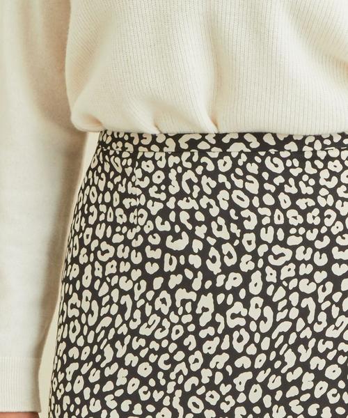 BEAUTY&YOUTH UNITED ARROWS（ビューティーアンドユースユナイテッドアローズ）の「BY∴ レオパードプリントマキシ丈スカート 2о（スカート・レディース・ブラック/オフホワイト・SMALL/LARGE/MEDIUM）」の11枚目の写真