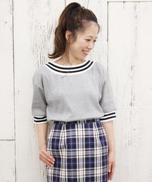 Chico | ライン衿ドルマンTOPS(Tシャツ/カットソー)