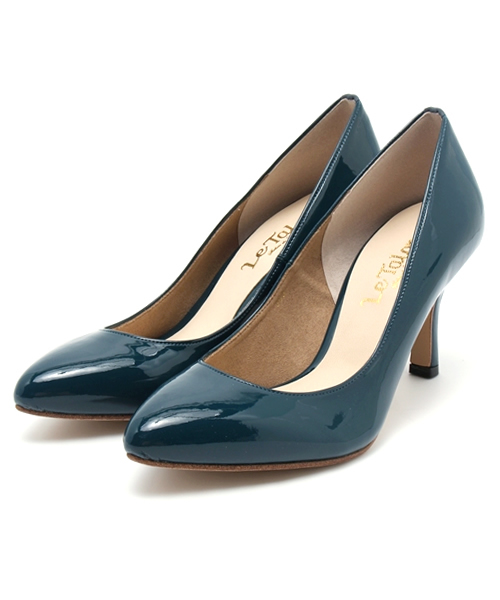 LE TALON（ルタロン）の「7.5cmポインテッドエナメルプレーン（パンプス・レディース・ブラック/ベージュ/アイボリー/ボルドー/グリーン・36.5/37/38/37.5/36/35.5）」の4枚目の写真