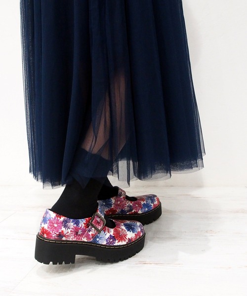 シューズ パンプスソックスコーデが楽しめる 厚底ストラップシューズ Byあしながおじさん パンプス Byあしながおじさん バイアシナガオジサン のファッション 新品同様 パンプス