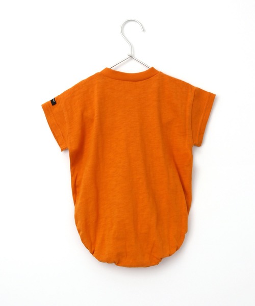 MAKE YOUR DAY（メイクユアデイ）の「【リンクコーデ】オジサンスケボーロンパス（ロンパース・キッズ・ブラック/カーキ/オフホワイト/オレンジ・70/80）」の8枚目の写真