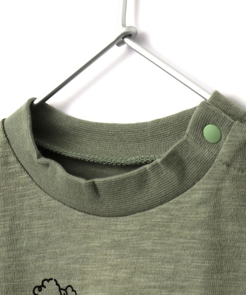 MAKE YOUR DAY（メイクユアデイ）の「【リンクコーデ】オジサンスケボーロンパス（ロンパース・キッズ・ブラック/カーキ/オフホワイト/オレンジ・70/80）」の9枚目の写真