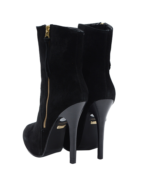 DURAS（デュラス）の「ジップショートブーツ（ブーツ・レディース・ブラック/ベージュ/ブラウン/キャメル・MEDIUM/SMALL）」の10枚目の写真