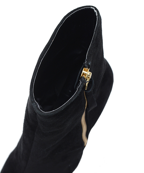 DURAS（デュラス）の「ジップショートブーツ（ブーツ・レディース・ブラック/ベージュ/ブラウン/キャメル・MEDIUM/SMALL）」の12枚目の写真