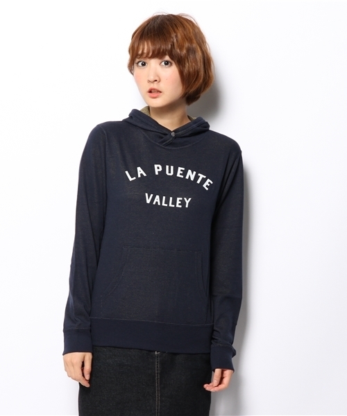 coen（コーエン）の「インレイロゴプリントプルオーバーパーカー　（パーカー・レディース・ピンク/ダークグリーン/ネイビー/グレー・MEDIUM/LARGE）」の12枚目の写真