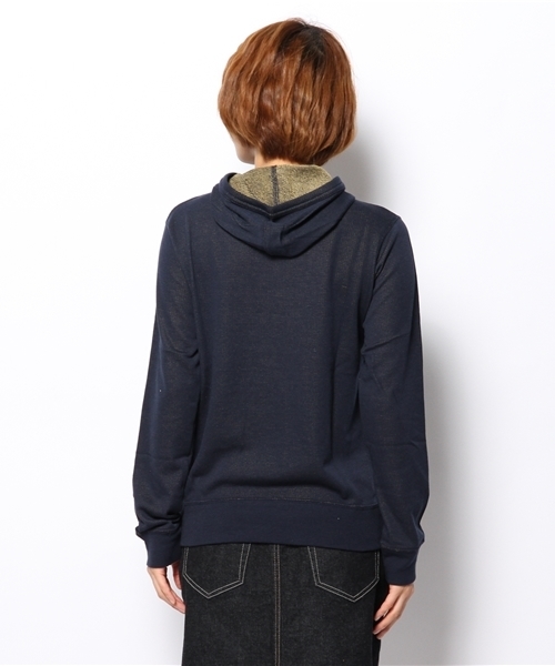 coen（コーエン）の「インレイロゴプリントプルオーバーパーカー　（パーカー・レディース・ピンク/ダークグリーン/ネイビー/グレー・MEDIUM/LARGE）」の6枚目の写真