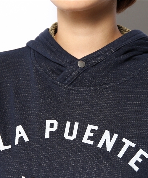 coen（コーエン）の「インレイロゴプリントプルオーバーパーカー　（パーカー・レディース・ピンク/ダークグリーン/ネイビー/グレー・MEDIUM/LARGE）」の7枚目の写真