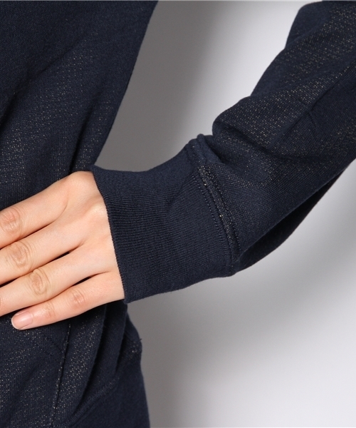 coen（コーエン）の「インレイロゴプリントプルオーバーパーカー　（パーカー・レディース・ピンク/ダークグリーン/ネイビー/グレー・MEDIUM/LARGE）」の9枚目の写真