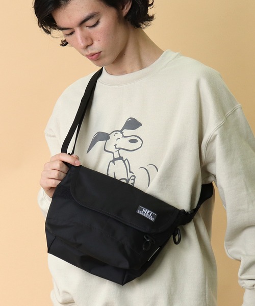MEI(メイ)の「∴【 MEI / メイ 】20 OLD BASIC MINI MESSENGER メッセンジャーバック ボディバック(ショルダーバッグ・メンズ・ピンク/グリーン/ブラウン/ブラック/パープル/グレー/ベージュ/カーキ・FREE/フリー)」の3枚目の写真