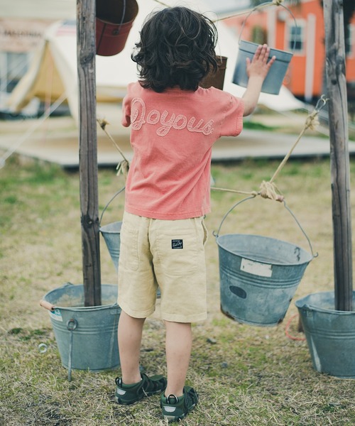 RADCHAP（ラッドチャップ）の「【ペア】ピグメント半袖Tシャツ（Tシャツ/カットソー・キッズ・オレンジ/ブルー・90cm/110cm/100cm/120cm/130cm/140cm/150cm）」の4枚目の写真