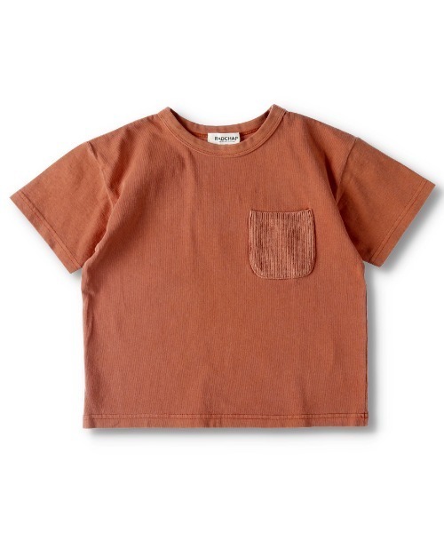 RADCHAP（ラッドチャップ）の「【ペア】ピグメント半袖Tシャツ（Tシャツ/カットソー・キッズ・オレンジ/ブルー・90cm/110cm/100cm/120cm/130cm/140cm/150cm）」の6枚目の写真