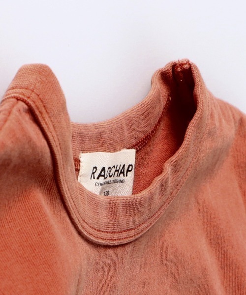 RADCHAP（ラッドチャップ）の「【ペア】ピグメント半袖Tシャツ（Tシャツ/カットソー・キッズ・オレンジ/ブルー・90cm/110cm/100cm/120cm/130cm/140cm/150cm）」の8枚目の写真