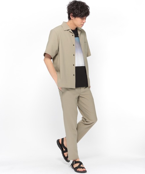 LAKOLE（ラコレ）の「ドライタッチツイルシャツ / LAKOLE（シャツ/ブラウス・メンズ・ベージュ/オリーブ/ブラック・LARGE/SMALL/X-LARGE/MEDIUM）」の5枚目の写真