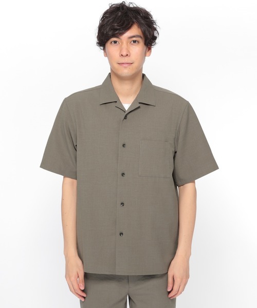 LAKOLE（ラコレ）の「ドライタッチツイルシャツ / LAKOLE（シャツ/ブラウス・メンズ・ベージュ/オリーブ/ブラック・LARGE/SMALL/X-LARGE/MEDIUM）」の11枚目の写真