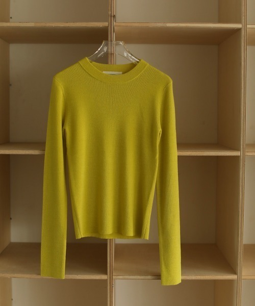 TODAYFUL（トゥデイフル）の「ソフトウールニット（ニット/セーター・レディース・ブラック/オレンジ/ライトグリーン/グリーン系その他/キナリ・FREE）」の10枚目の写真