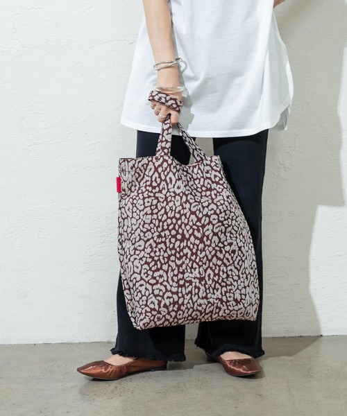 mystic(ミスティック)の「ジャガードトートBAG(トートバッグ・レディース・ブラウン/ピンク・FREE)」の4枚目の写真