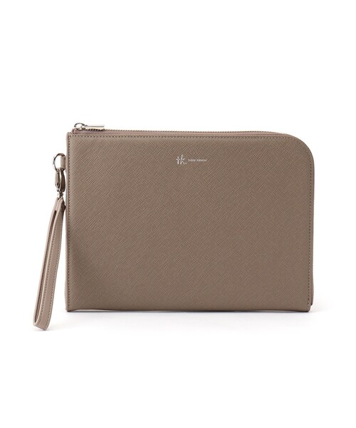 tk.TAKEO KIKUCHI（ティーケータケオキクチ）の「サフィアーノミニクラッチバッグ（クラッチバッグ・メンズ・ブラック/ネイビー/ベージュ・00）」の2枚目の写真