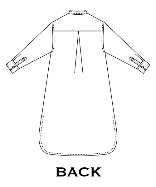 IEDIT(イディット)の「IEDIT 小森美穂子さんコラボ はおりにもなる こなれシルエットの大人コーデュロイワンピース〈ブラウン〉(シャツワンピース・レディース・ブラウン・MEDIUM/LARGE/X-LARGE/XX-LARGE/NS/NM)」の6枚目の写真